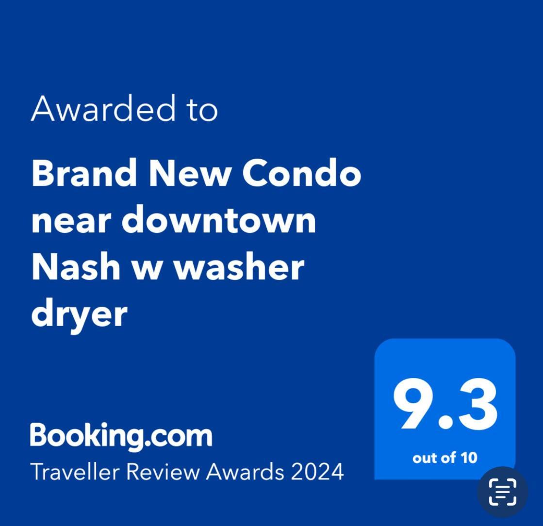 Brand New Condo Near Downtown Nash W Washer Dryer Nashville Extérieur photo